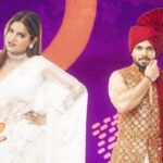 Archana Gautam Instagram - Shiv aur Archana ke saath, hasi ka hoga hahakaar. ✨ Dekhiye #EntertainmentKiRaatHousefull 15th April se, roz raat 10 baje, sirf #Colors par. @archanagautamm @shivthakare9 @punitjpathakofficial @haarshlimbachiyaa30