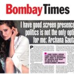 Archana Gautam Instagram - Ek dream dekha tha Ki @bombaytimes m kabhi mera article aaye, aaj wo Sapna pura hua mera Thanks Mata Rani 🙏🏻🙏🏻🙏🏻 Thks @timesofindia Mumbai, Maharashtra