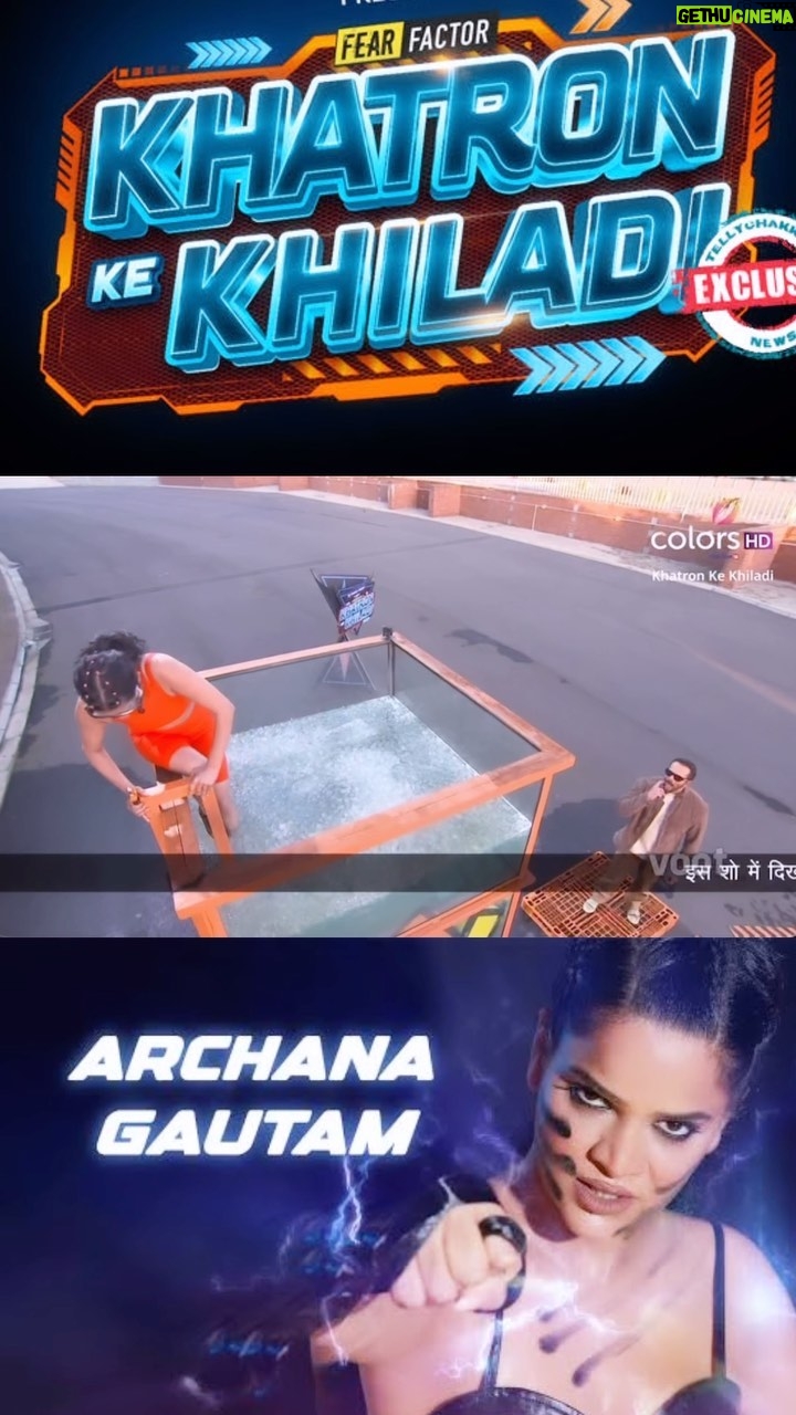 Archana Gautam Instagram - My favourite stunt in #khatronkekhiladi13 @colorstv #archanagautam