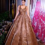 Archana Gautam Instagram - Brown Cinderella look 🤗 💄MUA , Hair & Styling :- @nehaadhvikmahajan 👗Gown :- @neerusindia India