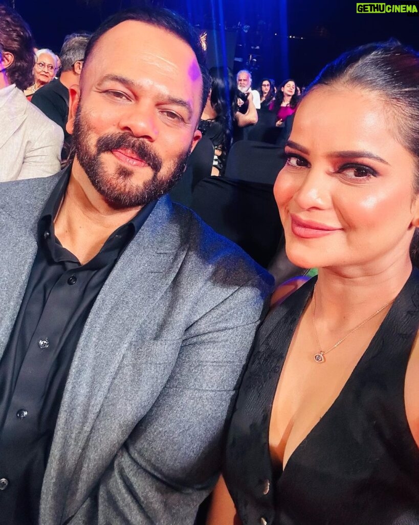Archana Gautam Instagram - After Khatro ke khiladi Rohit Sir @itsrohitshetty today we met in @theitaofficial Makeup & Hair by - @sunnyroyy_official Styling by - @kapoormohit888