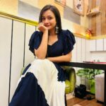 Archana Padhi Instagram - True love is SELFLESS 💙🤍 parjapati meet time 🖤 Tq for the beautiful clicks @___lokesh___lk ❤️ Costume gifted by @anchor_aish thnk u baby ❣️❣️