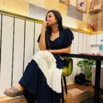 Archana Padhi Instagram - True love is SELFLESS 💙🤍 parjapati meet time 🖤 Tq for the beautiful clicks @___lokesh___lk ❤️ Costume gifted by @anchor_aish thnk u baby ❣️❣️