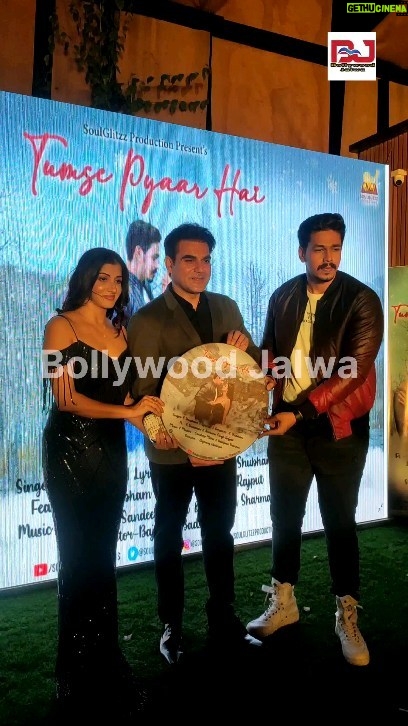Archana Singh Rajput Instagram - @arbaazkhanofficial & @rajput_archanasingh Music Launch TUMSE PYAAR HAI Starring: actor/ Singer S Shubham and Archana Singh Rajput