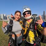Ariah Agarwal Instagram - I kissed the sky 🪂💙 . . . - Sky dive, 2023. Skydive Dubai