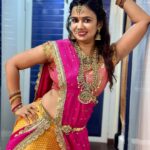 Ariyana Glory Instagram - Sometimes the smallest step in the right direction ends up being the biggest step of your life 🤗 Looking forward for all the surprises that destiny has hold for me 😘 Costume @firoz_design_studio Styling by @harinireddym Jewellery @kushalsfashionjewellery