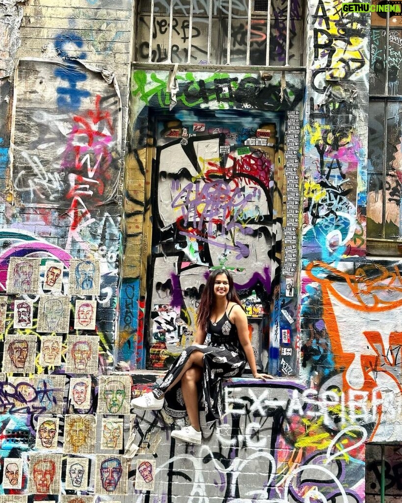 Ariyana Glory Instagram - #memories #ariyanaglory #ariyana #melbourne #australia #graffitiart #graffitylane Street Art Graffiti - Hosier Lane, Melbourne