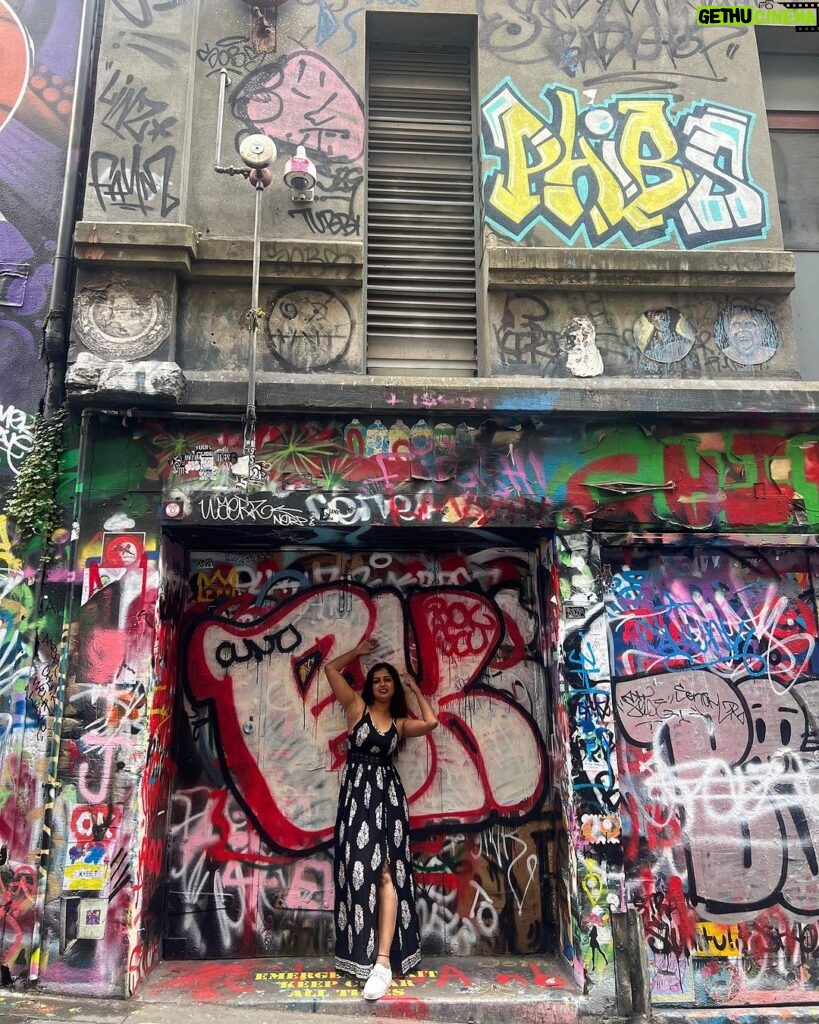 Ariyana Glory Instagram - #memories #ariyanaglory #ariyana #melbourne #australia #graffitiart #graffitylane Street Art Graffiti - Hosier Lane, Melbourne