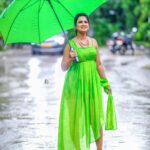 Ariyana Glory Instagram – 💚 

Costume @firoz_design_studio 
📸 @naveen_photography_official