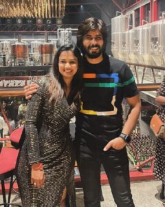 Ariyana Glory Instagram - Hey bestie @amardeep_chowdary 😘🤗 #ariyanaglory #amardeep