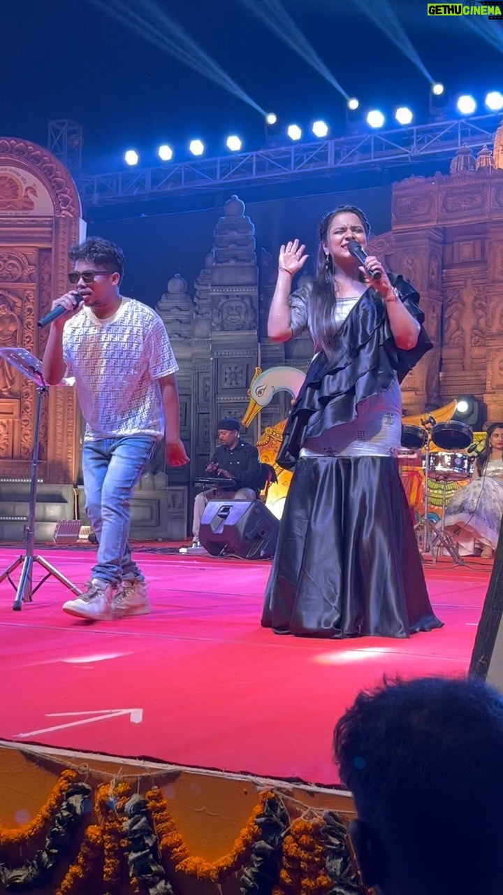 Aseema Panda Instagram - Baliyatra Bhubaneswar 2023 🎉 Team Aseema Panda Live 🔥 Bhubaneswar, India