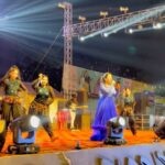 Aseema Panda Instagram - Team Aseema Panda Live 💙💙 Mayurbhanja Mahotsav 2023 ✨ Baripada, Mayurbhanj, Odisha