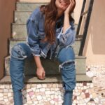 Asha Bhat Instagram - The Denim issue .. 📸 @arissakhan ❤️ @_purple_paisley_ ✨