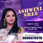 Ashwini Sree Instagram - Every vote counts 👇 How to vote? * Login to Disney plus hotstar * Search Biggboss Telugu 7 * Tap on vote * Cast 1 vote to ASHWINI SRI * Give 1 missed call to 8886676916 #BiggBoss #BiggBossTelugu #BiggBoss7Telugu #BiggBossSeason7 #BiggBoss7TeluguUpdates #DisneyplusHotstar #Hotstar #Starmaa #Trending #TrendingReels #Explore #Viral #ViralReels #Instagram #biggboss #biggboss7telugu #starmaa #maa #ashwiniisree #ashwini #Arabianhorse #sree