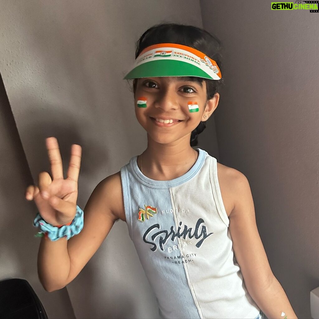 Aswathy Sreekanth Instagram - 🇮🇳💙 #indiavsaustralia #worldcup2023 #teamindia