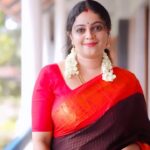 Aswathy Sreekanth Instagram - Draped in love, grace, and yards of elegance ❤️ @2k_frames_photography #sareelove #sareereels #traditionalstyle #malayalee