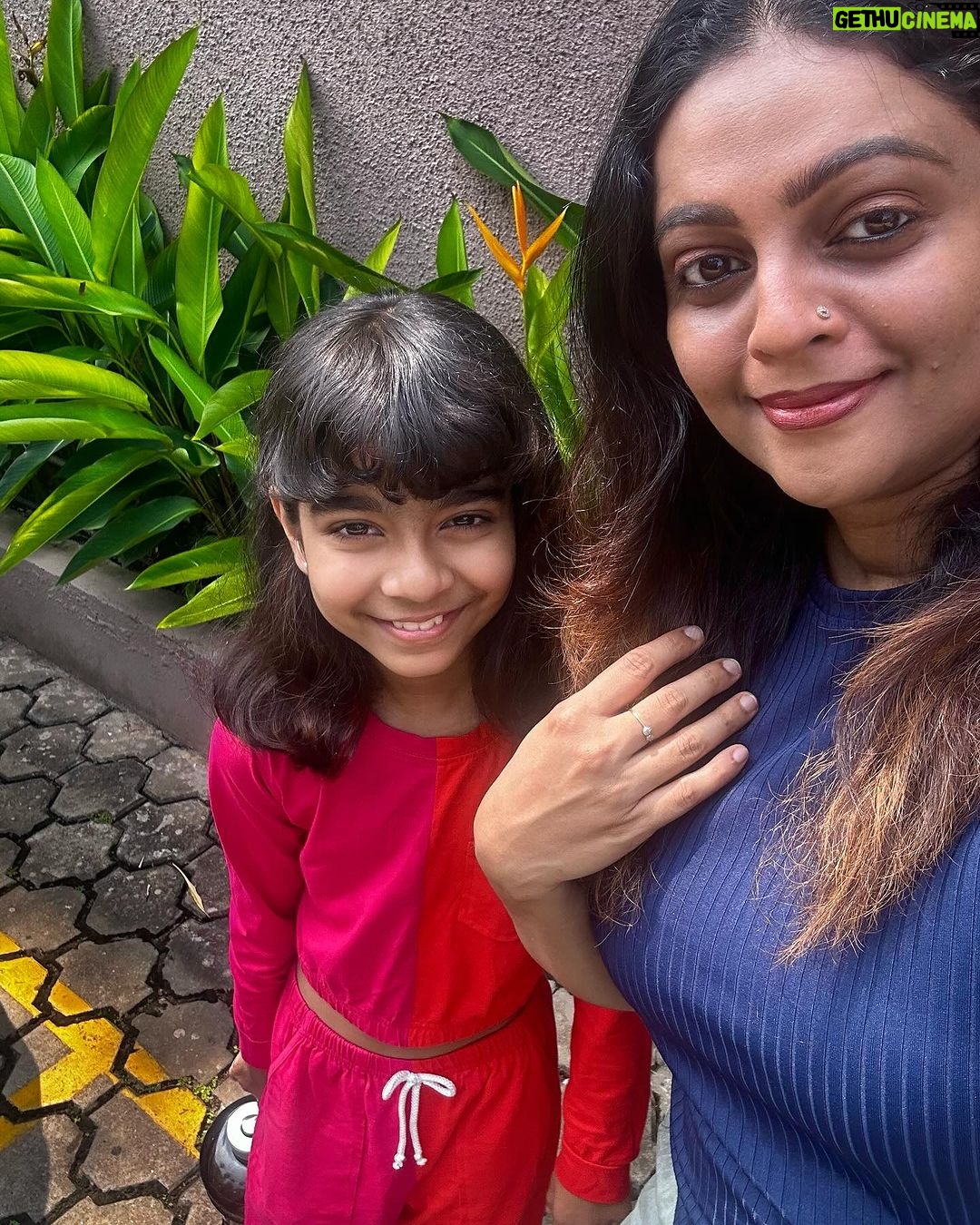Aswathy Sreekanth Instagram - Mommy daughter day out 😍