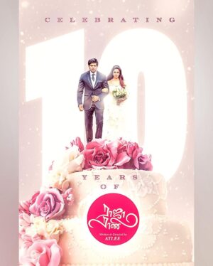 Atlee Kumar Instagram - 10 years into the film industry and it’s nothing short of a dream. Thanks to everyone who stood by me; @priyaatlee ,my family, my friends, well wishers, press , tv channels and last but not the least my audience & fans . My mentor @shanmughamshankar sir

Grateful to all my producers;
@foxstarstudios _ @a.r.murugadoss sir #mahe Anna 
@theVcreations @ThenandalFilms @Ags_production @archanakalpathi boss
@RedChilliesEnt @gaurikhan Mam 
@_gauravverma 

Thanks to all my darling actors @arya_offl ,@Actor_Jai 
@nayanthara darling 
 @Samanthaprabhu2 Thambi 
@nazriyafahadh  papa 
@MenenNithya
 @MsKajalAggarwal 
@iamAmyJackson &

@deepikapadukone Mam

@iamsanthanam na @vivek sir  @vadivelu na  @yogibabu na

Special thanks to my Anna @actorvijay for being a constant support throughout &

 dear @iamsrk sir for being kind and loving as always and and trusting me with #Jawan 

Biggest biggest thanks to all my technicians, music directors and my team ❤️❤️
 @arrahman sir @anirudhofficial bro 
@gvprakash  @muthurajthangavel @dop_gkvishnu @livingstonruben @anlarasu007 @shobi_master  @george_dop 
Support system @jagadish_palanisamy bro 
& all my direction team ❤️❤️❤️❤️❤️

It’s been a wonderful journey, you all have motivated me so much and made me break my barriers to go beyond. It’s just a beginning with all the learnings so far. God is so kind. Thank you so much and love you all ❤️