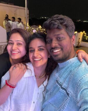 Atlee Kumar Instagram - Happy b day machi @keerthysureshofficial 
God bless dear may all ur wishes and dream come true