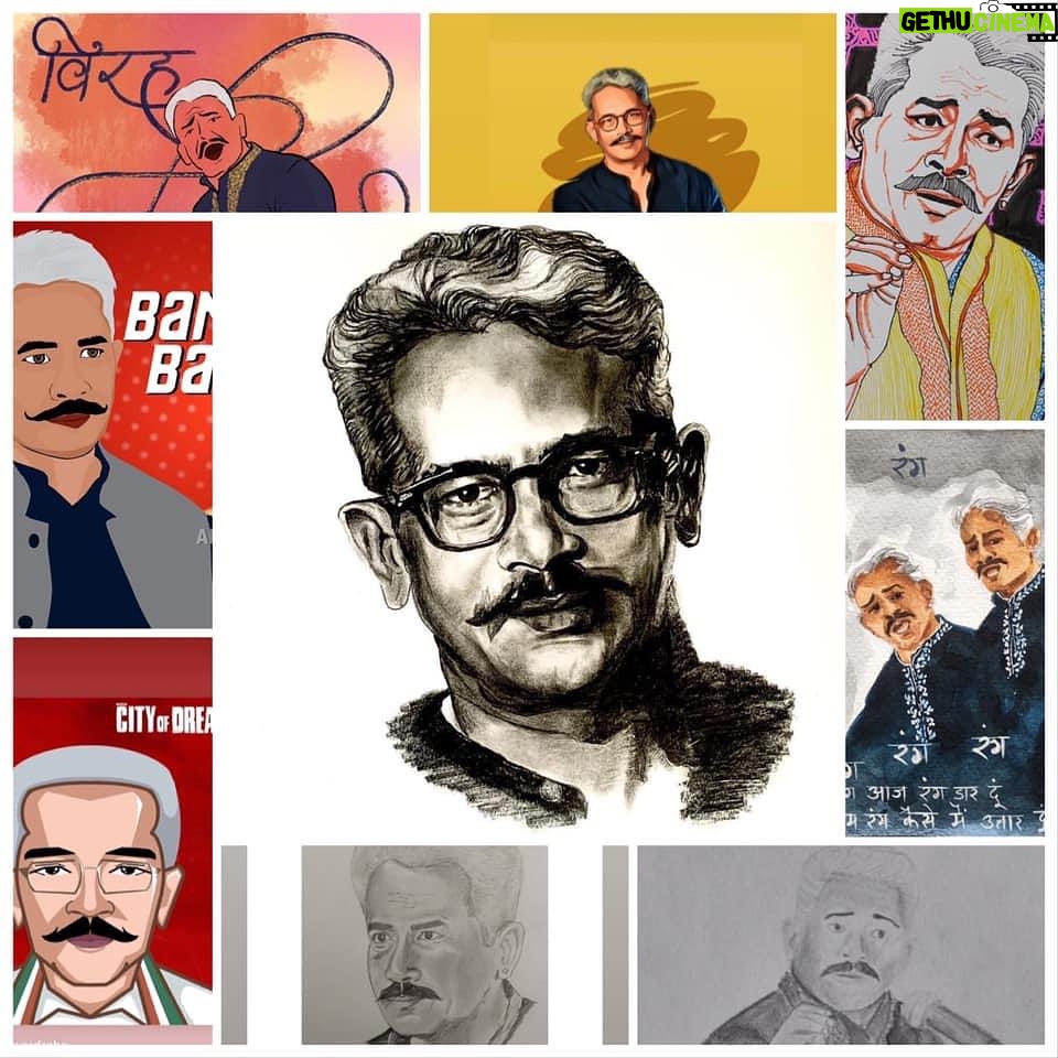 Atul Kulkarni Instagram - I’ve been extremely fortunate to receive a lot of ‘fan art’ constantly. Though it’s not always possible to acknowledge it individually, EVERY TIME that I receive one, it’s an overwhelming feeling of gratitude. Someone choosing to spend so much time,energy and passion with so much love is very humbling. Hope I keep deserving it all.... I thank ALL the artists from the bottom of my heart 😌