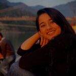 Aurra Bhatnagar Badoni Instagram - A picture 📸 worth a thousand sunlit moment ☀️✨ Ram Jhula, Rishikesh