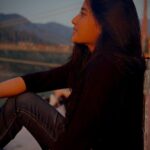 Aurra Bhatnagar Badoni Instagram - A picture 📸 worth a thousand sunlit moment ☀️✨ Ram Jhula, Rishikesh