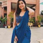 Avantika Mishra Instagram - Wedding in the family! 💙 Gorgeous saree by @drishtichhabraa Styled by @keerthysampath 🤍 Jodhpur City, Rajasthan, India