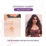 Ayesha Khan Instagram - GIVEAWAY Alert!! ⚠️ Fill in the blank and win a gold charm 💜 I would #GiftACaratLane to ______ RULES 👇🏻 1. Follow @ayeshaakhan_official & @caratlane 2. Use #giftacaratlane and tag @caratlane with your answer below 👇🏼 3. Tag 3 friends in the comments, and make sure they follow both pages (Brownie points if you share and tag us) ONE LUCKY WINNER WILL GET A STUNNING GOLD CHARM 💜🦄 . . . . . . . . . . . #KhulKeKaroExpress #giveaway #giveawayindia #giveawaycontest #giveawayalert #giveawaytime #ad