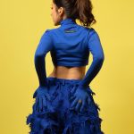 Barkha Singh Instagram - Clearly had a lot of fun with this one 💛💙 📸 @vaspaan_shroff Wearing @_huemn Jewellery @iblamebeads Styled by @shwetaputhhran @styledbyshwetaputhhran HMU @payalgore_ #blue #monochorme #pop #outfitinspiration #staystylish