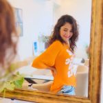 Barkha Singh Instagram - Why do we skip walking over lines? 😂 These things we all do that deny logic.. WHY! 😅 Which one of these do you do the most? Why does the mouth open while using mascara Why do we need that one ‘little ’ on our face Why do we wear loose clothes and then see our figure Why do we put on shuffle and then select a song So many questions… WHY WHY WHY 😂 #Instagramreels #funnyvideo #lol #why #thingswedo