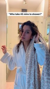 Barkha Singh Instagram - My 8-step shower routine 🤌🏼✨ #trendingaudio #shower #funnyvideo #lol #showerthings #foryou
