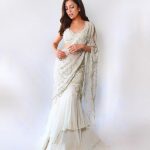 Barkha Singh Instagram – Some candid, some posed…
#Sari is my favourite, unopposed! 🤍😁

📸 @sarrikaaaaaa 
Wearing @charuandvasundhara @dipublicrelations 
Styled by @shwetaputhhran 
Hair @tanzz__1910_ 
MUA @makeupby_sejall_ 

#saree #indianwear #whitesaree #ethnicwear #indiandesigners