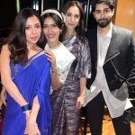 Barkha Singh Instagram - Imma call this #photodump a #Sari night ✨ Had the pleasure of having dinner with the ambassador of UAE for India and met a bunch of dosts and also celebrated a friends engagement ✨🫶🏼 #photodump #saree #love #light #joy