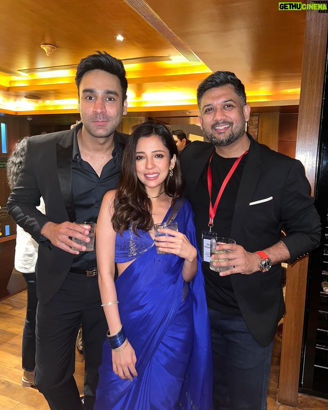 Barkha Singh Instagram - Imma call this #photodump a #Sari night ✨ Had the pleasure of having dinner with the ambassador of UAE for India and met a bunch of dosts and also celebrated a friends engagement ✨🫶🏼 #photodump #saree #love #light #joy