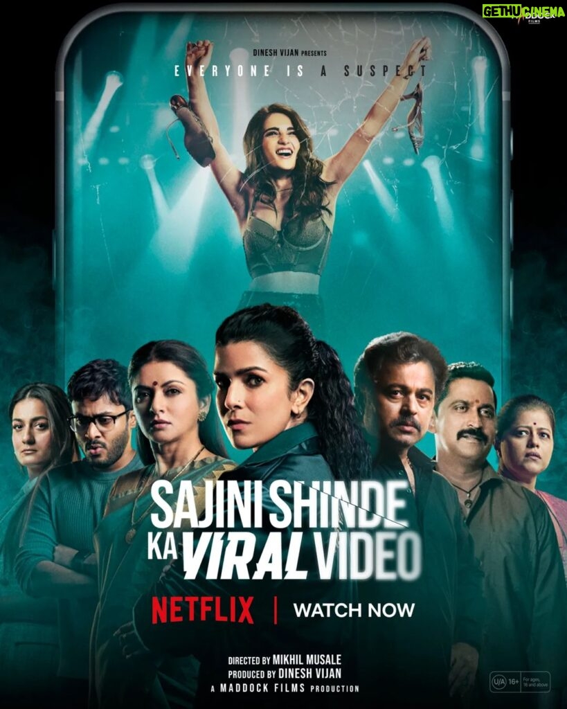 Bhagyashree Instagram - One viral video. Many questions. Sajini Shinde is nowhere to be found. Is there more than what meets the eye? Watch the thrilling movie, #SajiniShindeKaViralVideo streaming only on Netflix! #SajiniShindeKaViralVideoOnNetflix @nimratofficial @radhikamadan @bhagyashree.online @subodhbhave @chinmay_d_mandlekar @shashank_m_shende @soham_majumdar_ @sumeetvyas @shrutivyas1 @ft.ashitoshhh @sneharaikar @rashmiagdekar_ @mikhilmusale88 #DineshVijan @parindajoshi @anusinghc @kshitijpatwardhan @sharadakarki @poovijan @zeemusiccompany @penmovies @maddockfilms