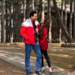 Bhagyashree Instagram - Posers! #couplevibes #couplegoals #hubbynme #posers #holidayphotos #holidaymood