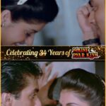 Bhagyashree Instagram - Celebrating the nostalgia of 34 years with Maine Pyar Kiya - a movie that taught us the true meaning of love and friendship ❤️ #34YearsOfMPK #MainePyarKiya #MPK #Prem #Suman #SalmanKhan #Bhagyashree