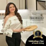 Bhagyashree Instagram - 🎉 Celebrating 1 Year of Elegance at Shirke's Platino Experience Centre! Join Bhagyashree Dasani in congratulating Shirke's Platino Stosa Team on this milestone at Creaticity. Bhagyashree Dasani sends her heartfelt wishes and takes us on a tour of the stunning Platino Experience Centre. Experience the blend of luxury and functionality that Shirke's Platino Series brings to your space. Discover the exquisite modular kitchens and wardrobes that redefine elegance and style. Do you know? Bhagyashree Dasani personally has the Shirke's Platino Stosa Series kitchen at her home. Looking to elevate your living space? Look no further! Visit Shirke's Platino Experience Centre at Creaticity and transform your home into a masterpiece. . . . #ShirkesPlatino #Creaticity #AnniversaryCelebration #ModularKitchens #Wardrobes #HomeInspiration #LuxuryLiving #BhagyashreeDasani #InteriorDesignGoals