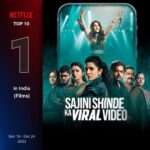 Bhagyashree Instagram - #SajiniShindeKaViralVideo goes viral on Netflix, claiming the No. 1 spot in India (Films) ✨ Watch it now, only on @netflix_in ! Thank you all for the overwhelming love and support! @nimratofficial @radhikamadan @bhagyashree.online @subodhbhave @chinmay_d_mandlekar @shashank_m_shende @soham_majumdar_ @sumeetvyas @shrutivyas1 @ft.ashitoshhh @sneharaikar @rashmiagdekar_ @mikhilmusale88 #DineshVijan @parindajoshi @anusinghc @kshitijpatwardhan @sharadakarki @poovijan @zeemusiccompany @penmovies