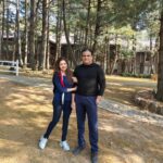 Bhagyashree Instagram - Posers! #couplevibes #couplegoals #hubbynme #posers #holidayphotos #holidaymood