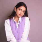 Bhagyashree Limaye Instagram - 🤍💜 📷 @sarrikaaaaaa . . #reelit #bts #love #ootd #purple #lavender