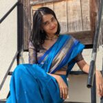 Bhagyashree Limaye Instagram - Wearing Aai chi Sadi this Diwali 🪔 #diwali #diwali2023 #celebration #festive #ootd #teampixel #pixel8pro #love #light #weekend Mumbai, Maharashtra