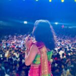Bhagyashree Mote Instagram - The feeling is surreal and the energy is unmatchable!🫶🏻 Thank you for accepting me with open hands and loving me so much! I am nothing but greatful for it!🙏🏻❤️ #fanlove #appriciation #event #shikrapur #overwhelmed