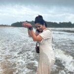 Bhagyashree Mote Instagram - Some good time has been spent!⏳ Rajbagh Beach