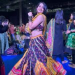 Bhagyashree Mote Instagram - Garba fever last night!🌈 Let myself out for last night of Navratri! Thank You @suchitragosavi for encouraging me!😘 P. S. Find 👟 in the pic . . . #garba #fun #navratri #dance #positivity #lastday #dressup #vibe #feel #colours #culture #fresh