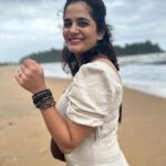 Bhagyashree Mote Instagram - Some good time has been spent!⏳ Rajbagh Beach