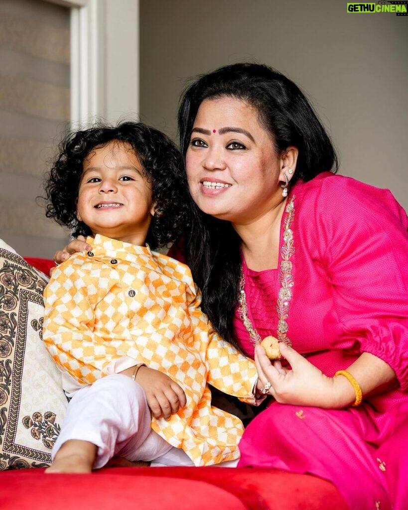 Bharti Singh Instagram - ✨ As we celebrate Diwali, may it be as bright and colorful as our children's smiles. This year too, just like his first Diwali, I wished to make it extra special for our Golla. And what better partner than @firstcryindia to make it happen? Their festive wear collection is a treasure trove of style and comfort. I recently chose this cute bird-printed ethnic kurta in orange for my cutie lil Golla. Super soft fabric and soothing color! FirstCry's endless variety of festive wear is truly remarkable. From soft and comfy fabrics to vibrant and soothing colors, the options are endless. FirstCry's festive collection is a delight for parents and children alike. Use my code BHARTIDW50 for 50% off on Fashion and 45% off on everything else. Shop now and make this Diwali more bright and joyous with FirstCry! Wish you all a very Happy Diwali 🪔 #firstcrywalidiwali23 #firstcrywaliDiwali #firstcryindia #firstcry #FussNowAtFirstcry #firstcryfashion #kidsfashion #ad