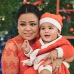 Bharti Singh Instagram – merry christmas 🌲❤️🤗😍 @laksh_singhlimbachiya @haarshlimbachiyaa30