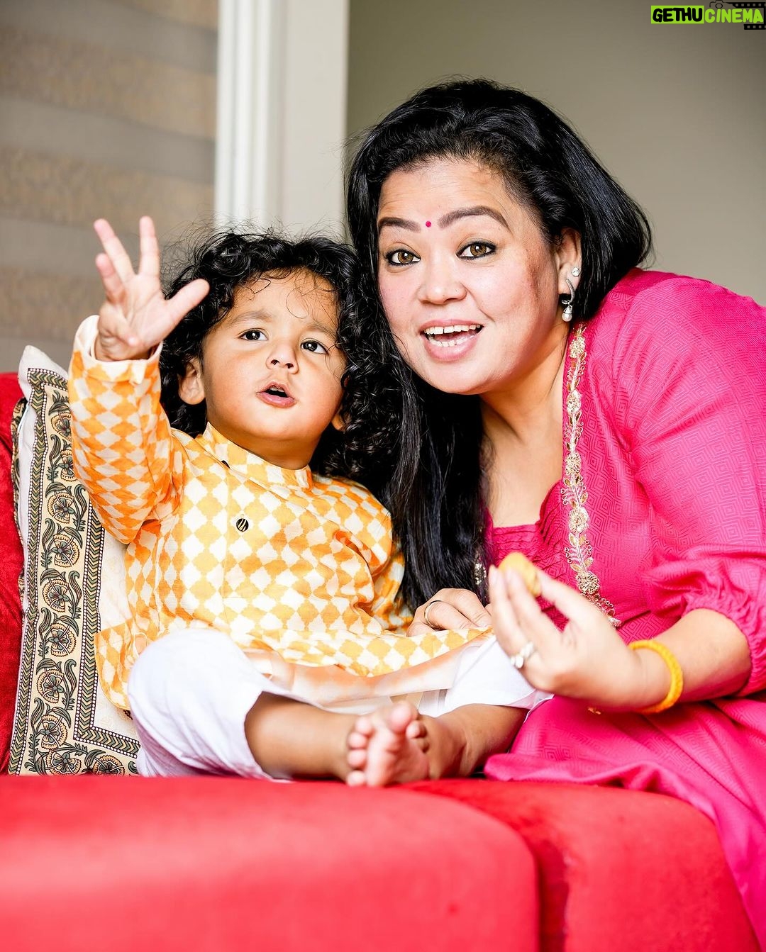 Bharti Singh Instagram - ✨ As we celebrate Diwali, may it be as bright and colorful as our children's smiles. This year too, just like his first Diwali, I wished to make it extra special for our Golla. And what better partner than @firstcryindia to make it happen? Their festive wear collection is a treasure trove of style and comfort. I recently chose this cute bird-printed ethnic kurta in orange for my cutie lil Golla. Super soft fabric and soothing color! FirstCry's endless variety of festive wear is truly remarkable. From soft and comfy fabrics to vibrant and soothing colors, the options are endless. FirstCry's festive collection is a delight for parents and children alike. Use my code BHARTIDW50 for 50% off on Fashion and 45% off on everything else. Shop now and make this Diwali more bright and joyous with FirstCry! Wish you all a very Happy Diwali 🪔 #firstcrywalidiwali23 #firstcrywaliDiwali #firstcryindia #firstcry #FussNowAtFirstcry #firstcryfashion #kidsfashion #ad