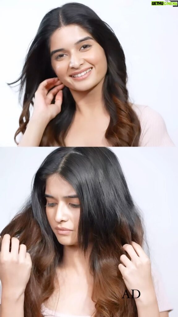 Bhavika Sharma Instagram - #AD Experience the magic of transforming you hair game with my everyday choice The L’Oréal Paris Extraordinary Oil Serum! Say hello to 24H of Shine & Softness. #AD #ExOilSerumToShine #ExOilSerum #LorealParisIndia